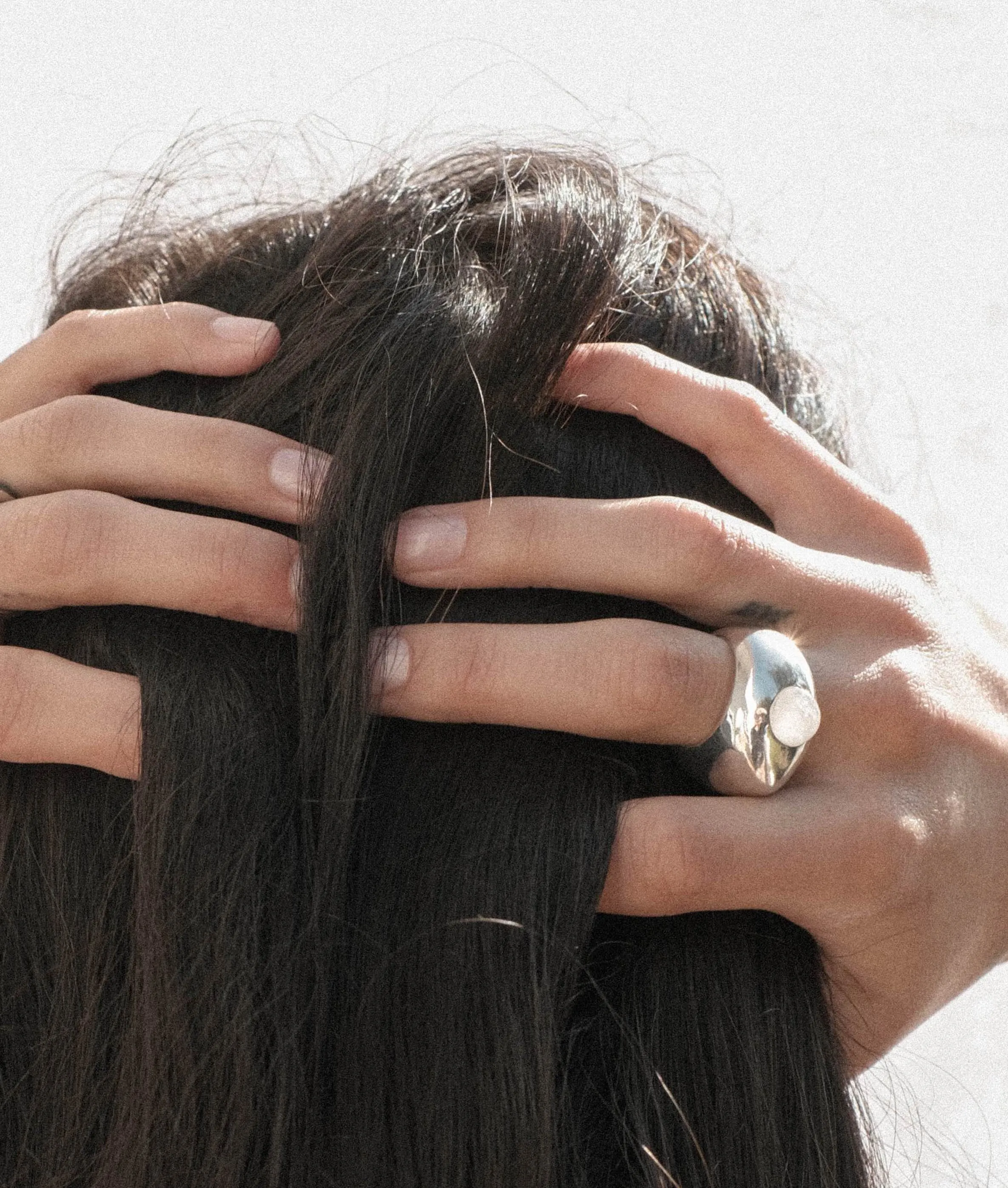 Pebble Moonstone Ring