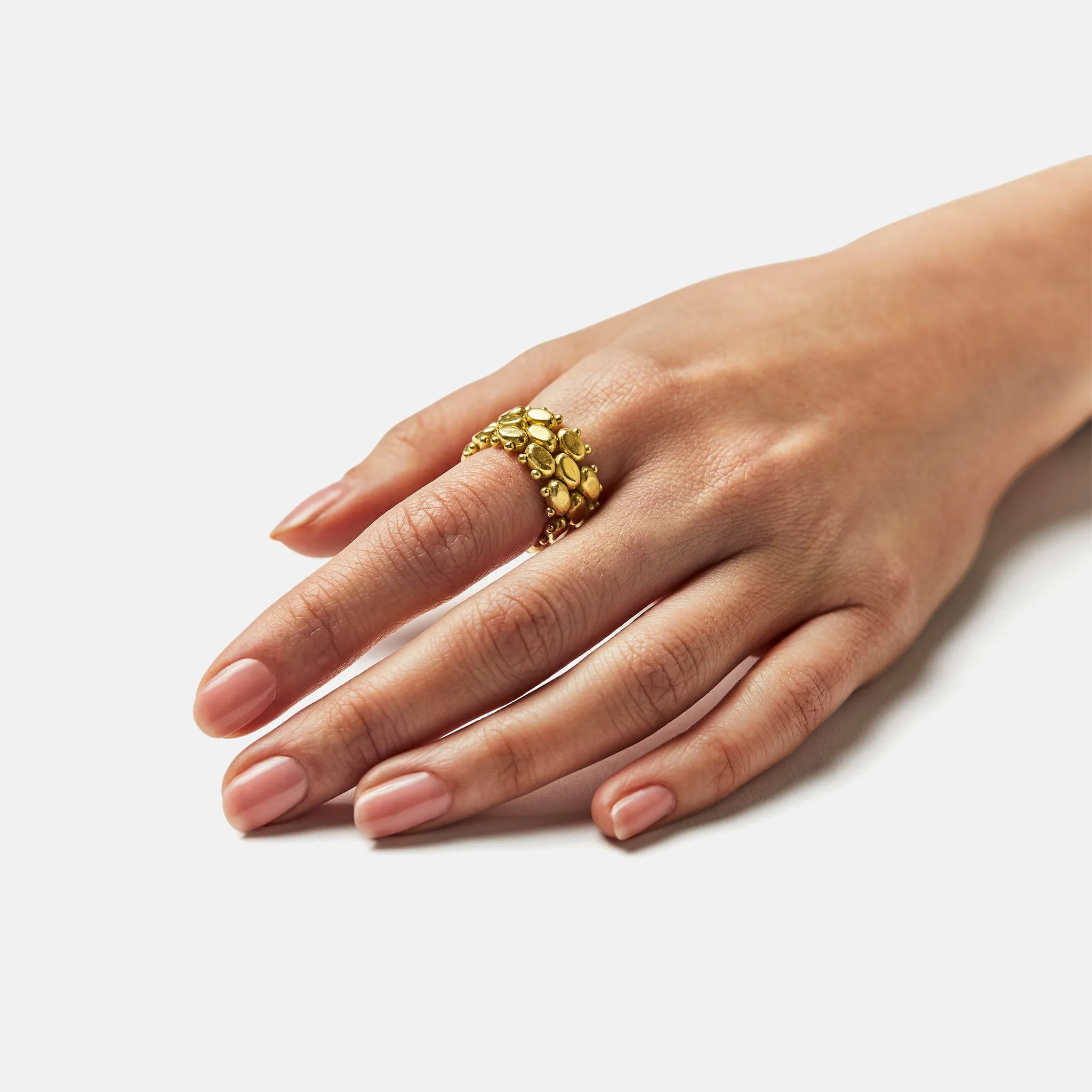 Pebbles, 19k Gold