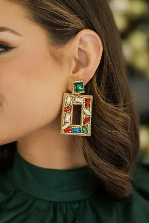 Penelope Red Earrings