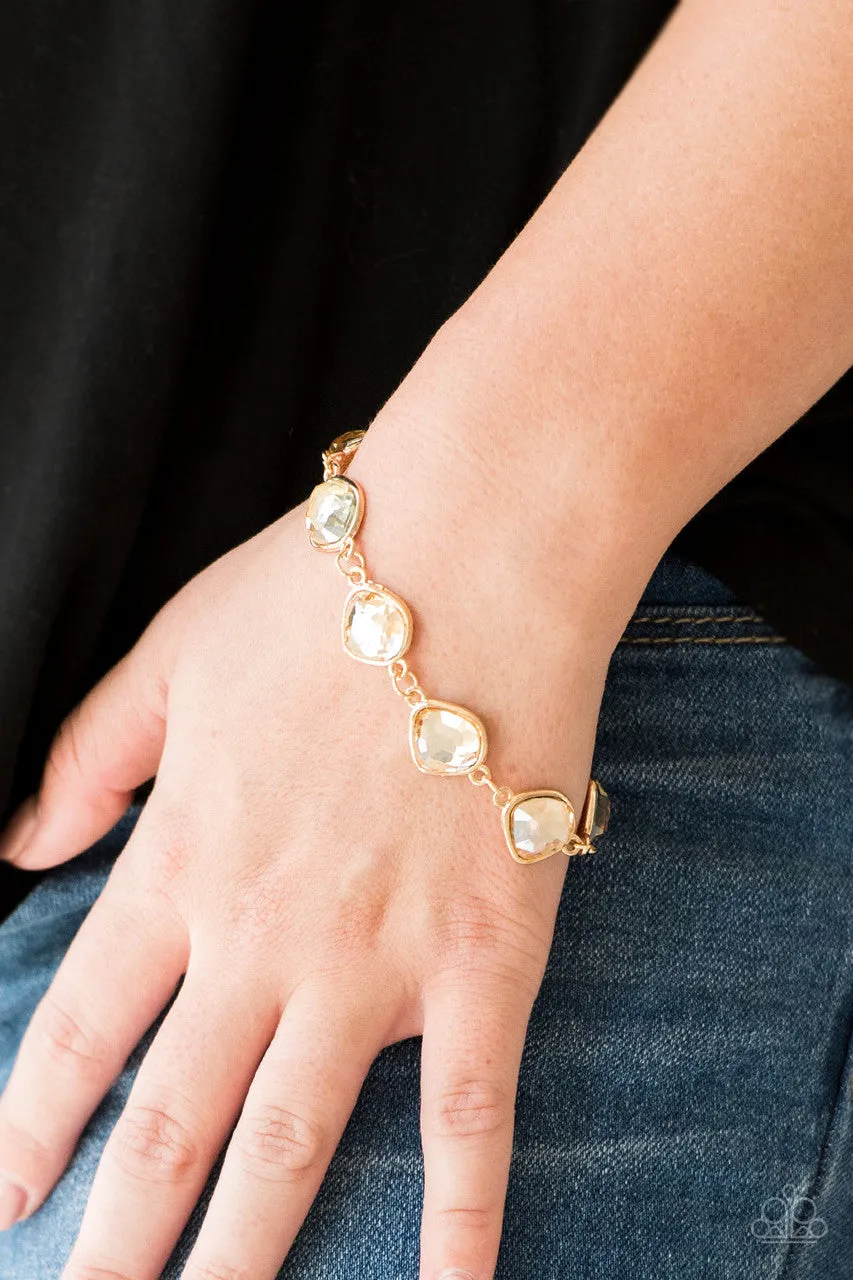 Perfect Imperfection Gold Paparazzi Bracelet