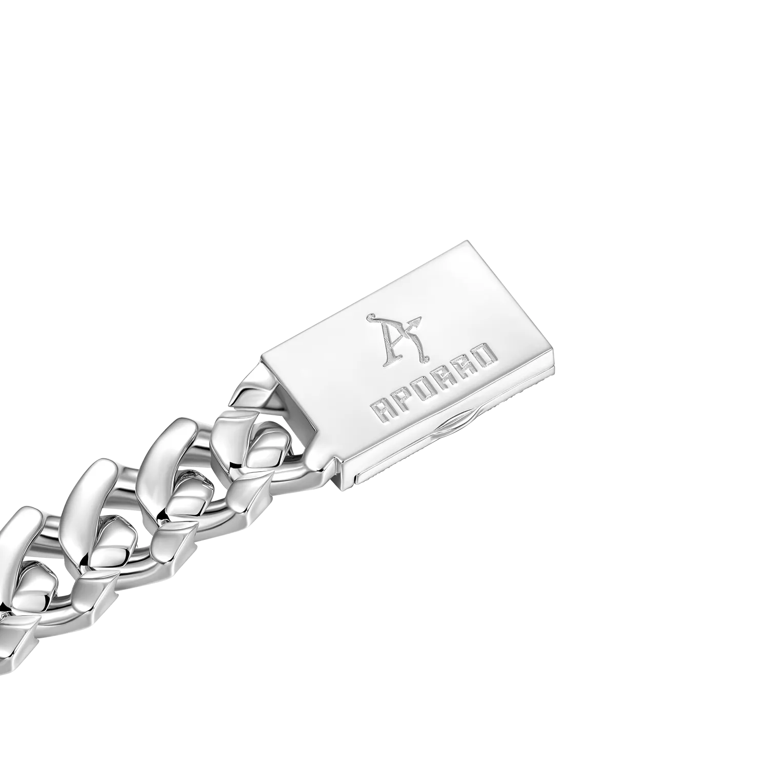 Plain Gold Prong Cuban Link Bracelet - 8mm