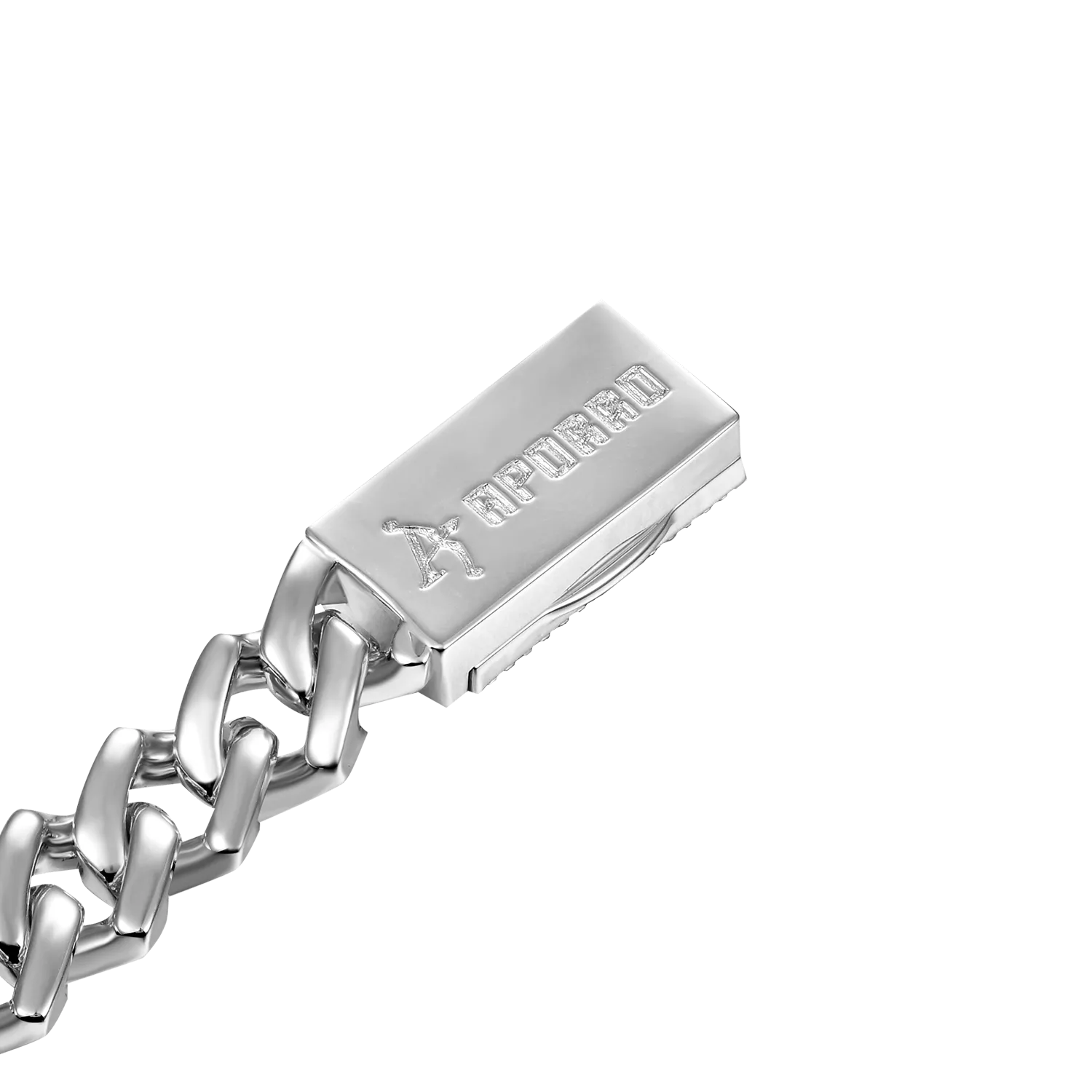 Plain Gold Prong Cuban Link Bracelet - 8mm