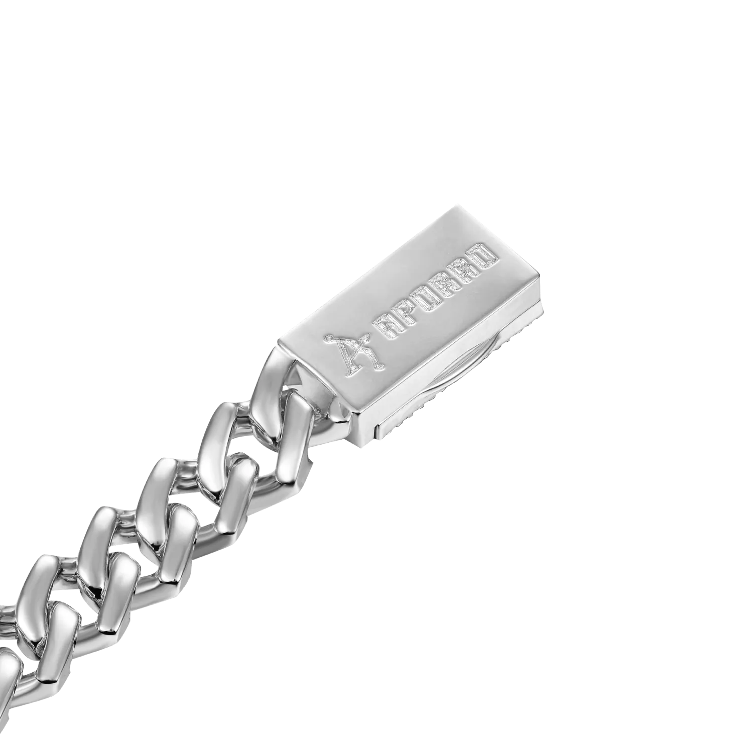 Plain Gold Prong Cuban Link Bracelet - 8mm