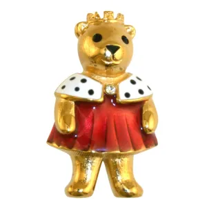 Princess Teddy Bear Brooch