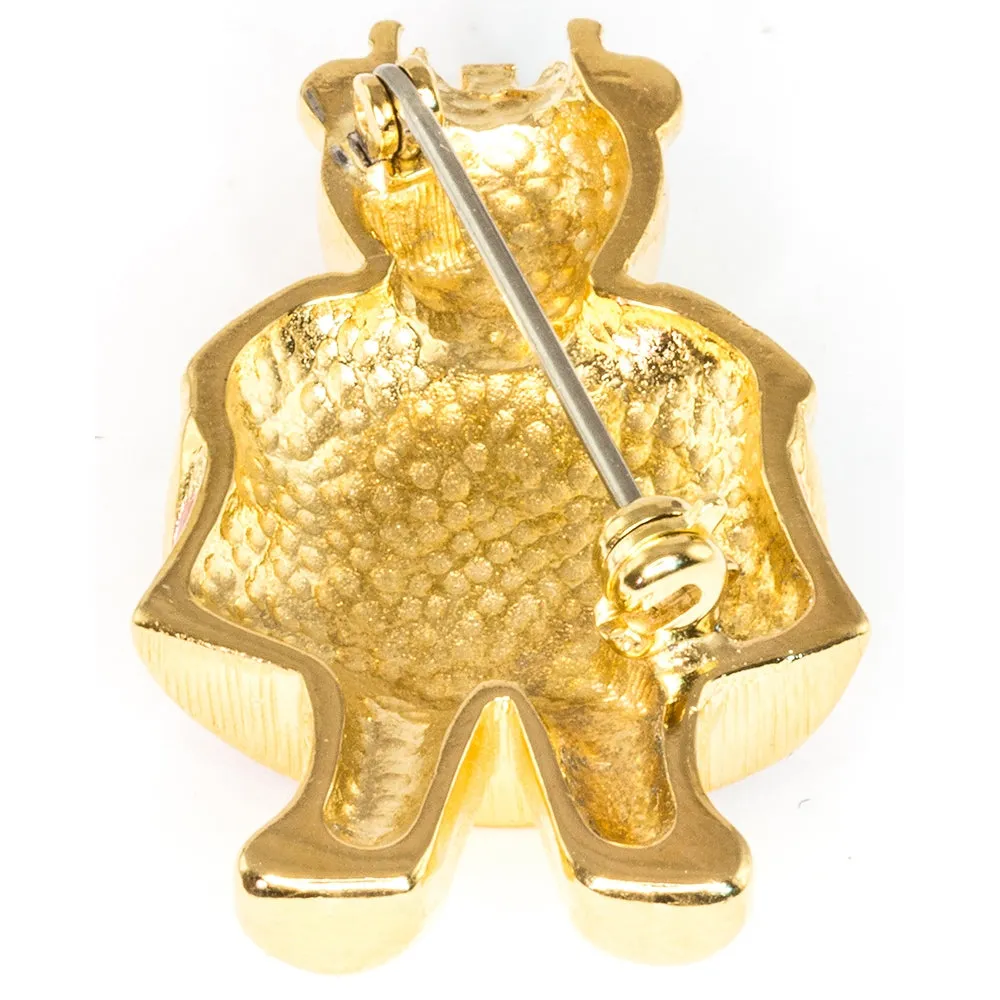 Princess Teddy Bear Brooch