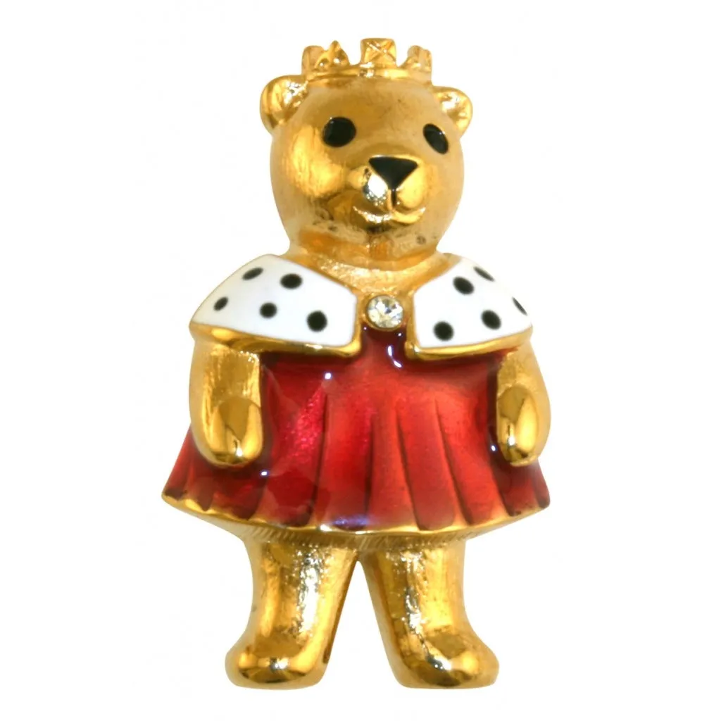 Princess Teddy Bear Brooch