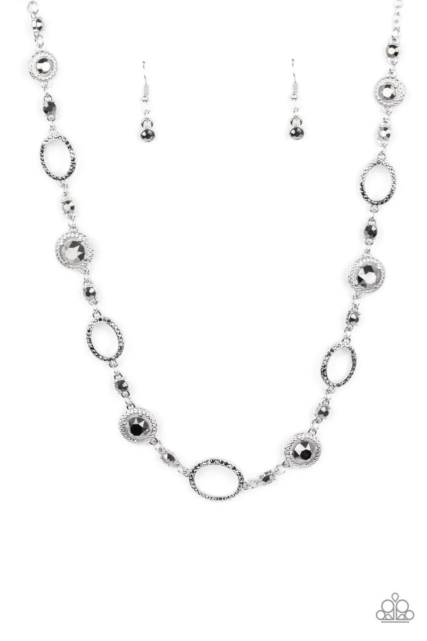 Pushing Your LUXE Silver Paparazzi Necklace