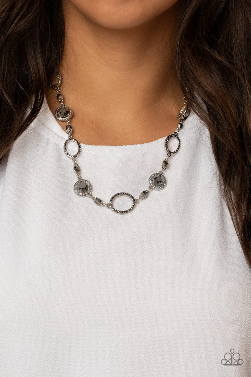 Pushing Your LUXE Silver Paparazzi Necklace
