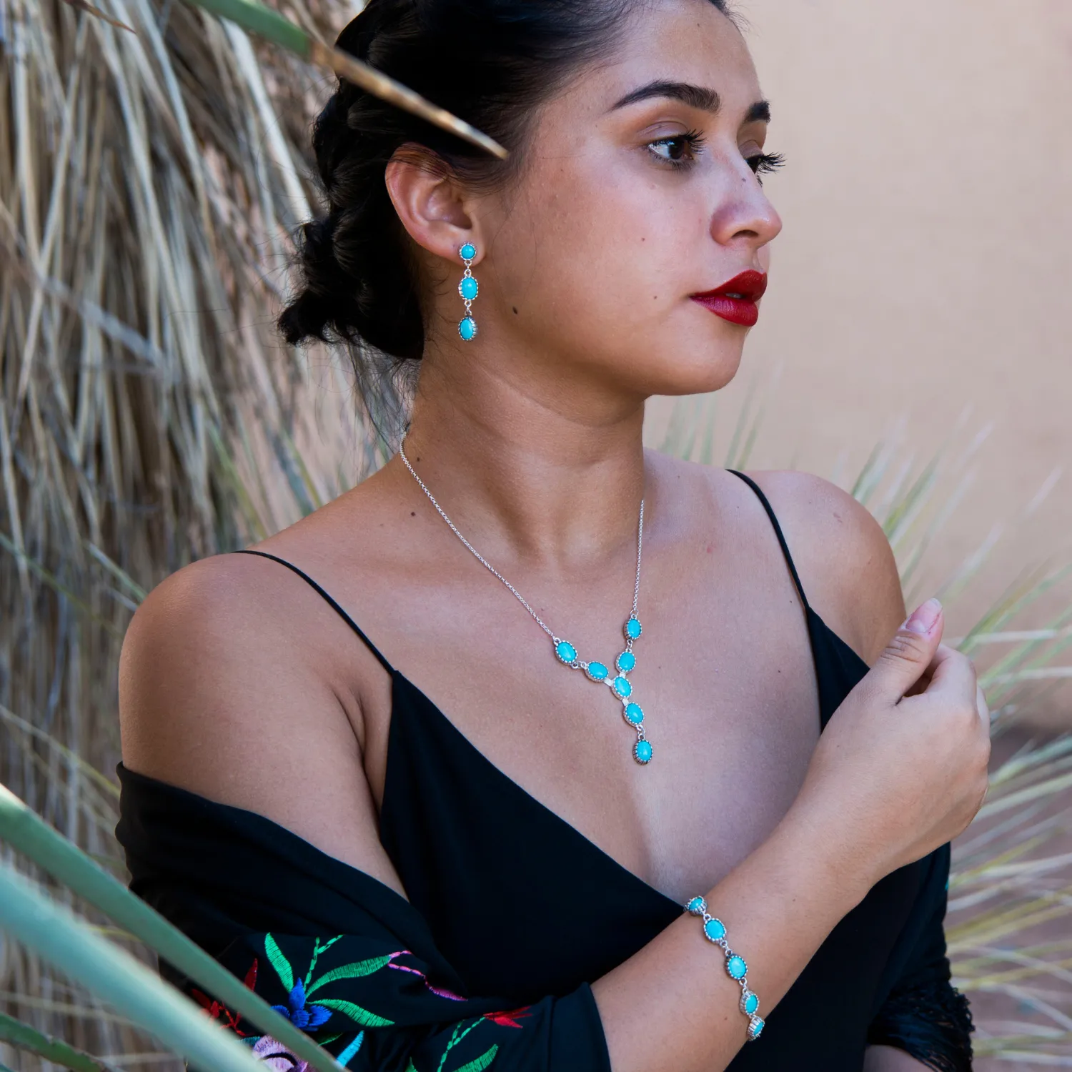 Radiante: Daybreak Turquoise Chain Bracelet