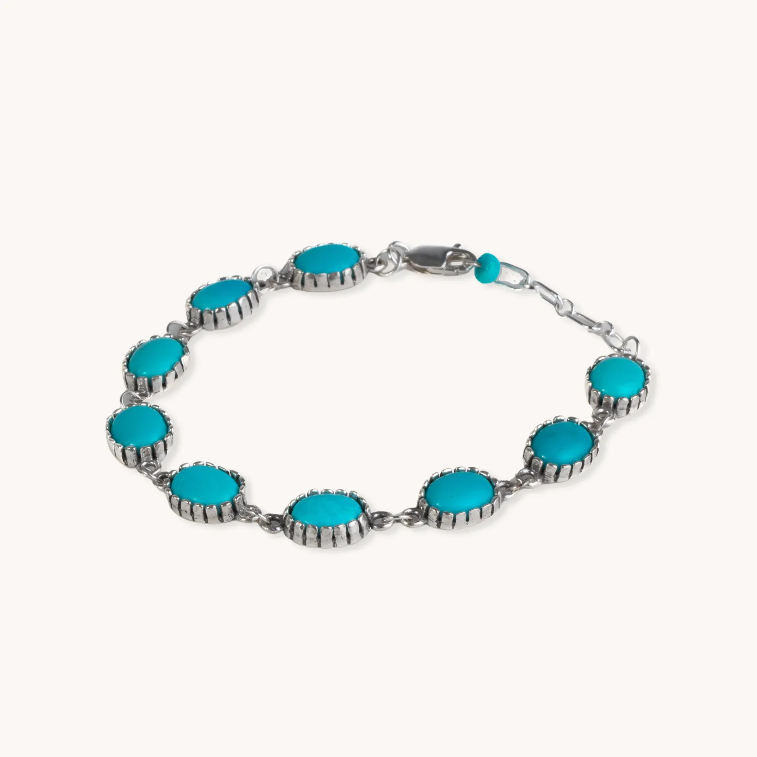Radiante: Daybreak Turquoise Chain Bracelet