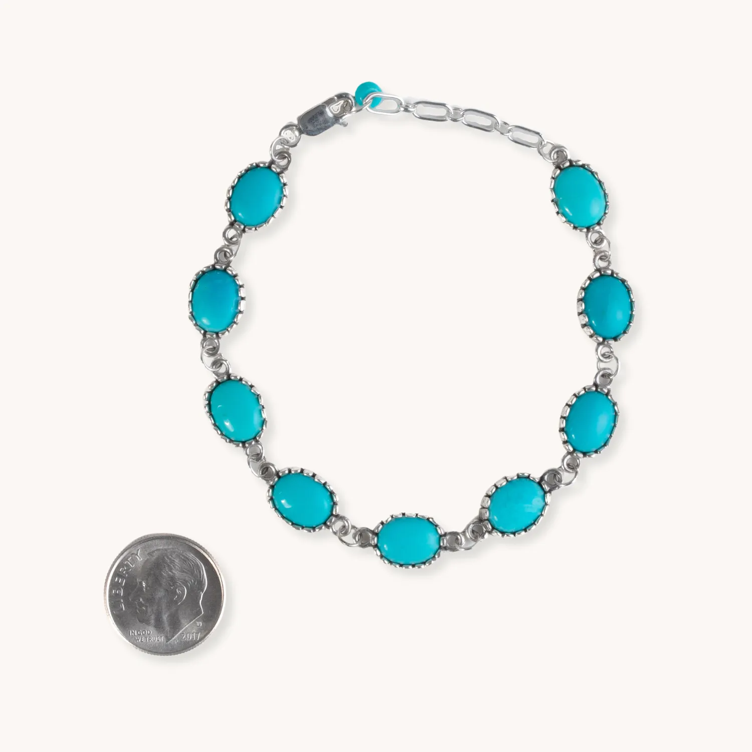 Radiante: Daybreak Turquoise Chain Bracelet