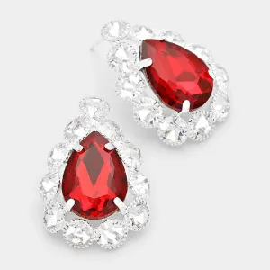 Red Stud Earrings | 294504