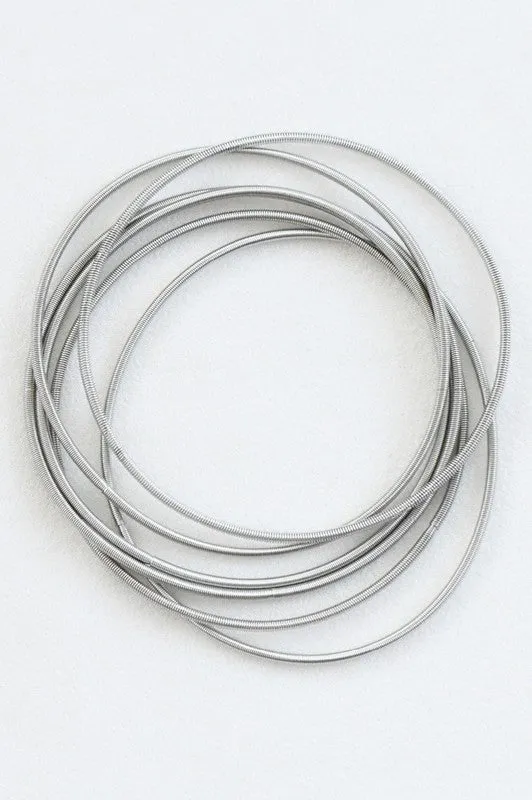 Reff Guitar Silver Bracelets