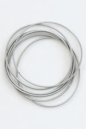 Reff Guitar Silver Bracelets
