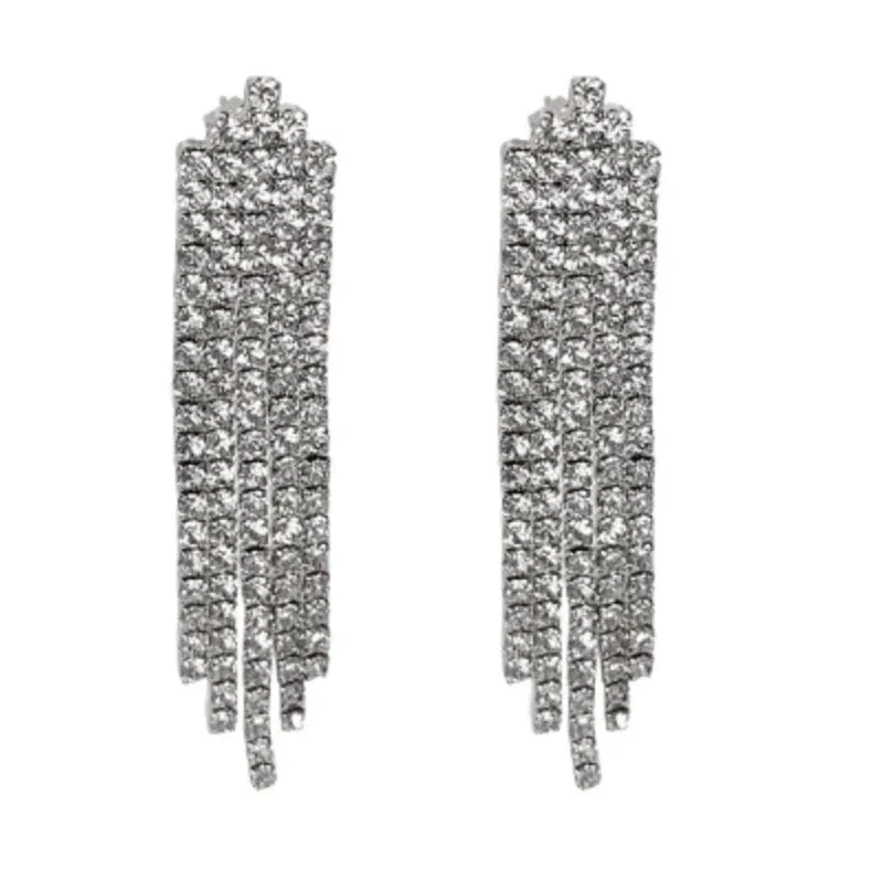 Rhinestone Dangle Earrings