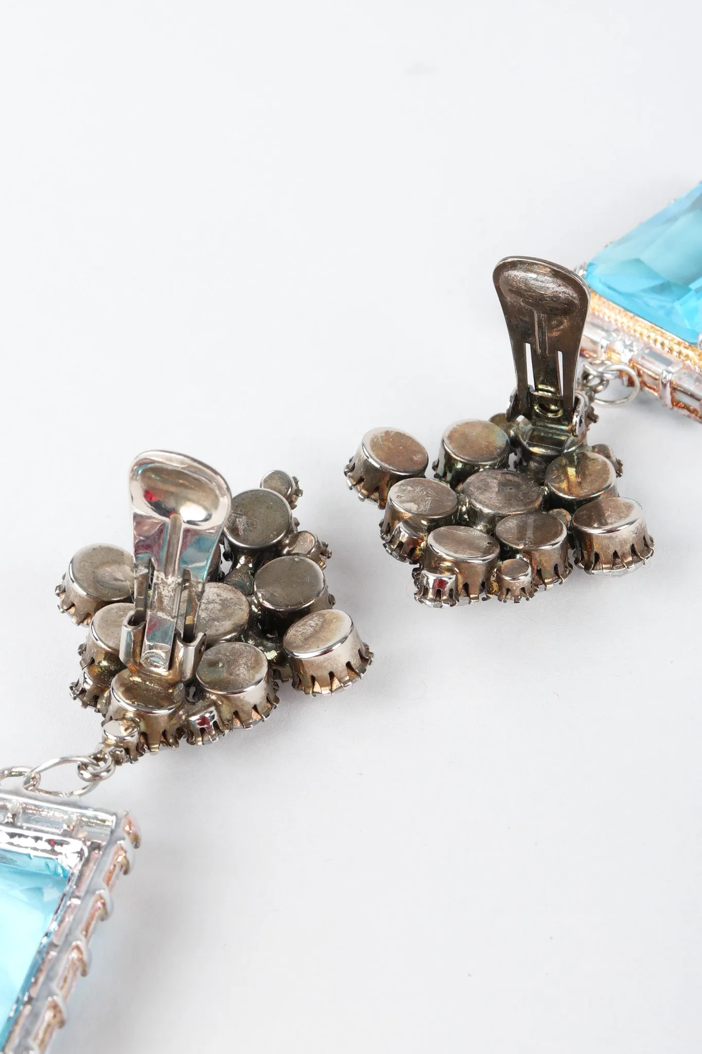 Rhinestone Gem Drop Earrings