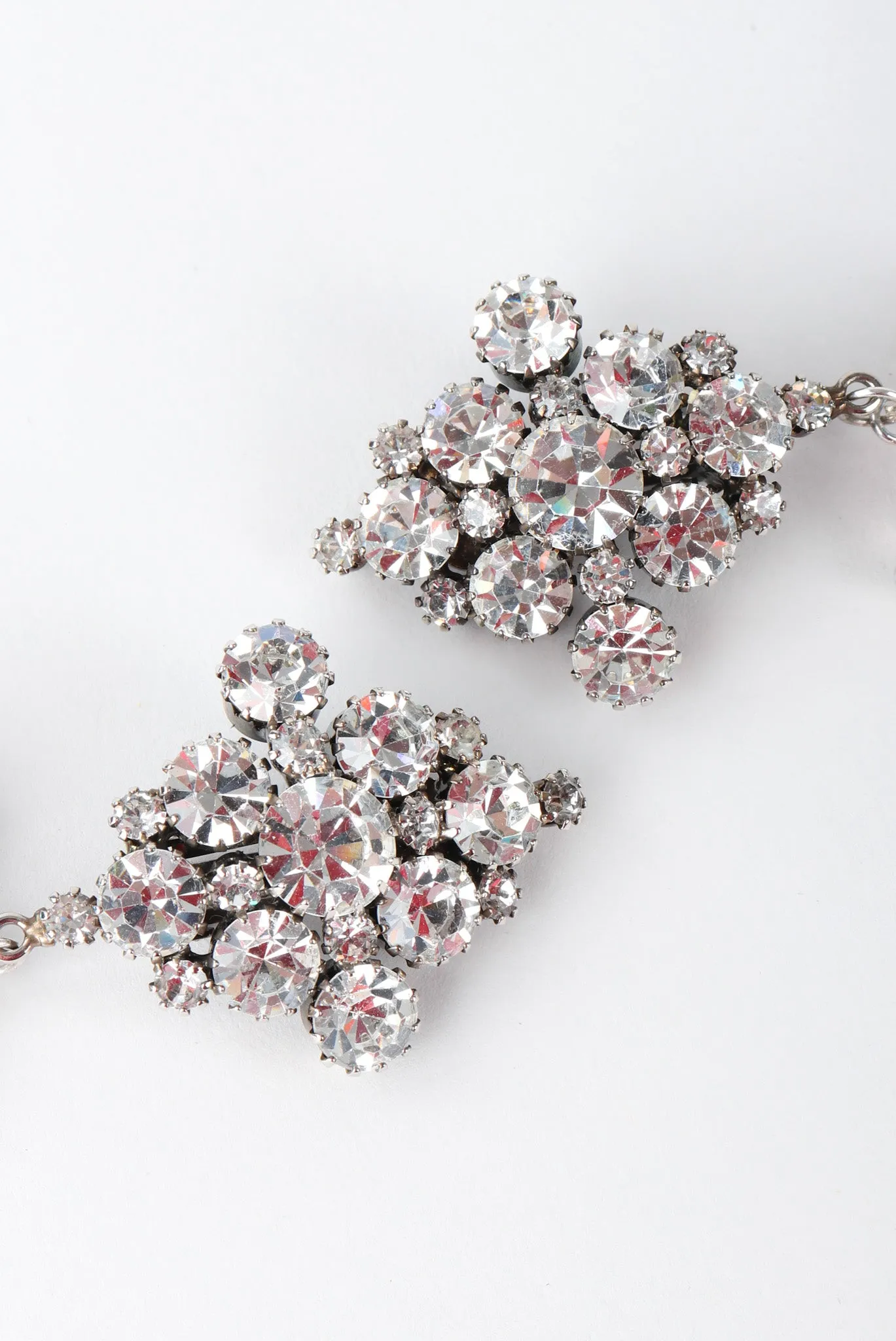 Rhinestone Gem Drop Earrings