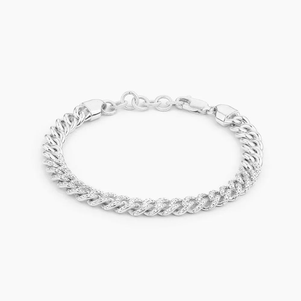Right in the Middle Cuban Bracelet