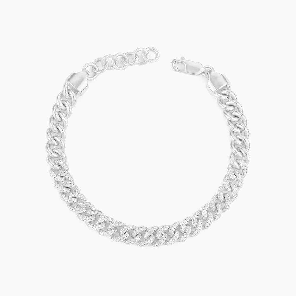 Right in the Middle Cuban Bracelet