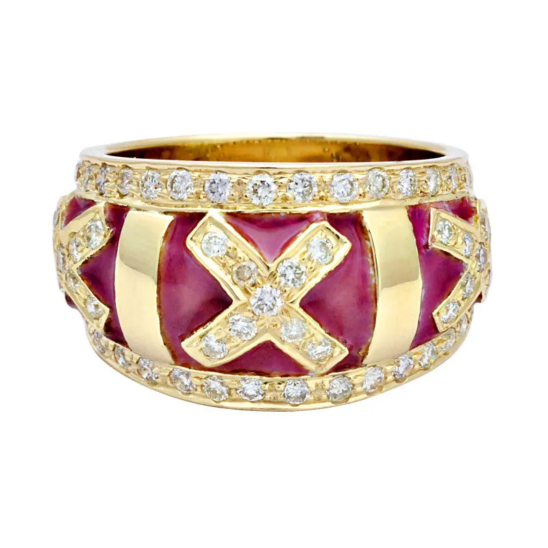 Ring-Diamond (Enamel)