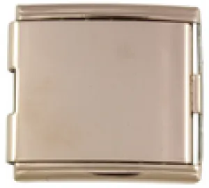 Rose Gold Megalink Single Italian Charm, joins 2x 9mm bracelets