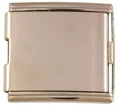 Rose Gold Megalink Single Italian Charm, joins 2x 9mm bracelets