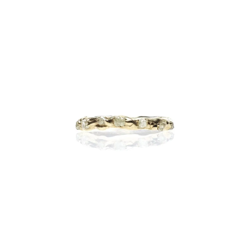 Rough Diamond Unity Ring