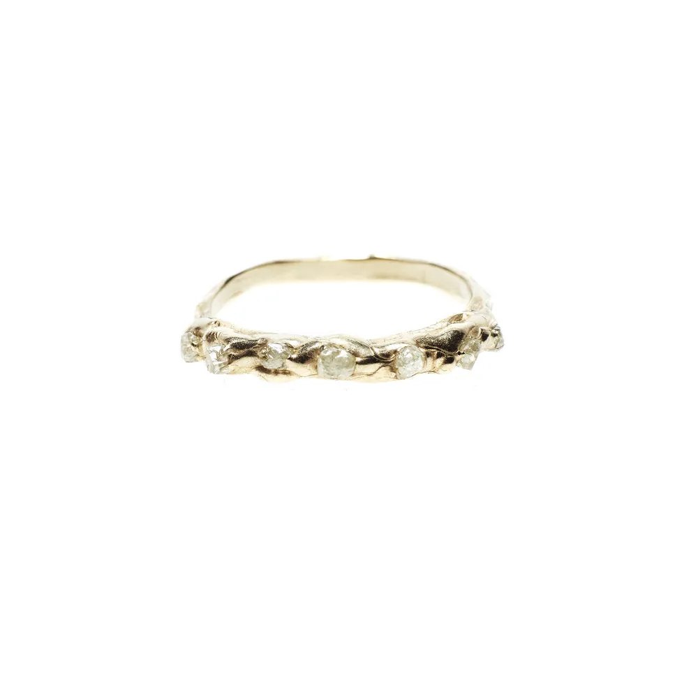 Rough Diamond Unity Ring