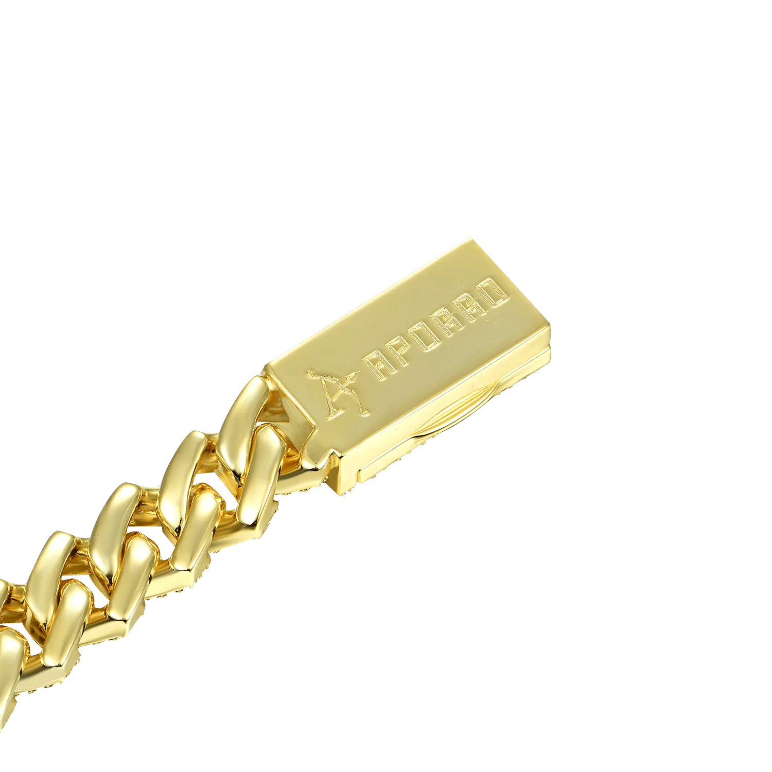Round Cut Prong Cuban Link Bracelet - 10mm