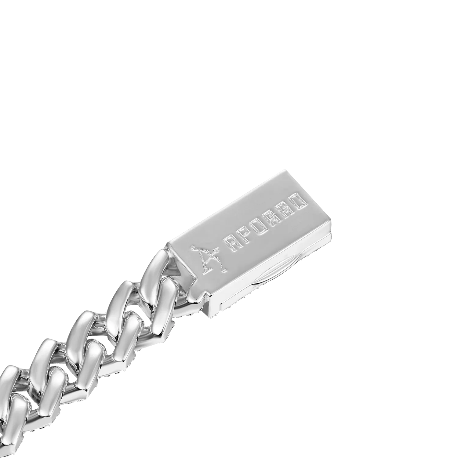 Round Cut Prong Cuban Link Bracelet - 8mm