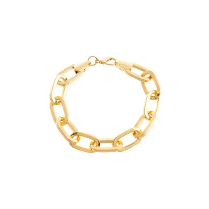 Round Elongated Chain Bracelet
