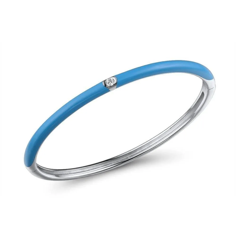 Round Enamel Bangle