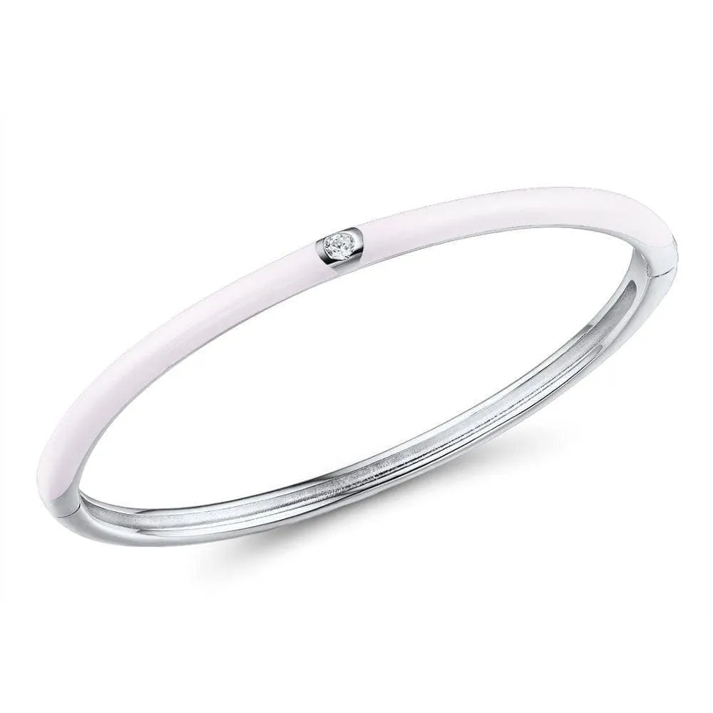 Round Enamel Bangle