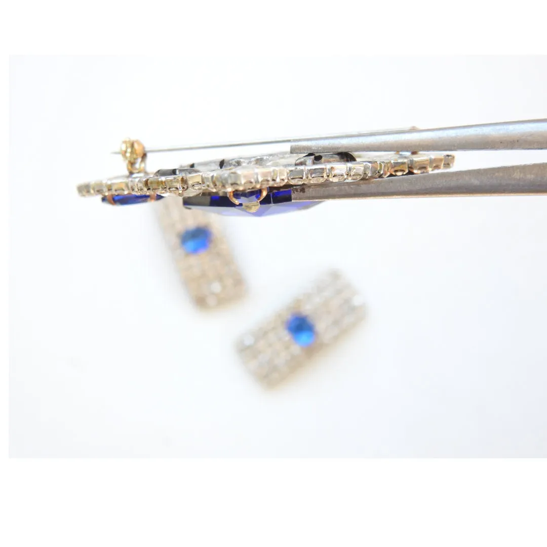 Royal Blue Crystal Jewelry Set