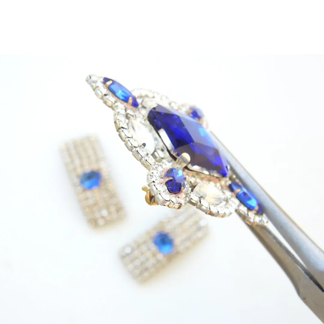 Royal Blue Crystal Jewelry Set