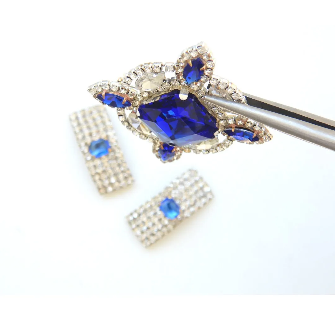 Royal Blue Crystal Jewelry Set