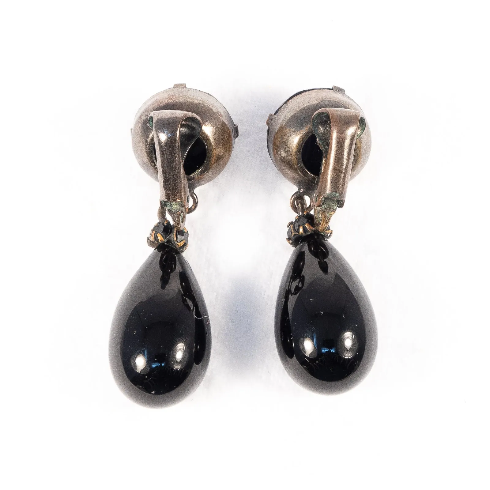Schreiner Black Dangle Earrings