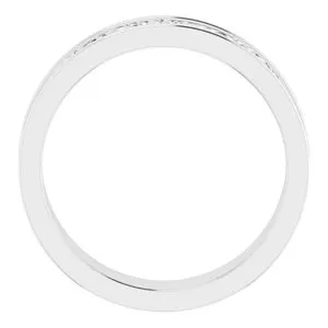 Sculptural-Inspired Band 51861 - 6 mm