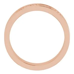Sculptural-Inspired Band 51861 - 6 mm