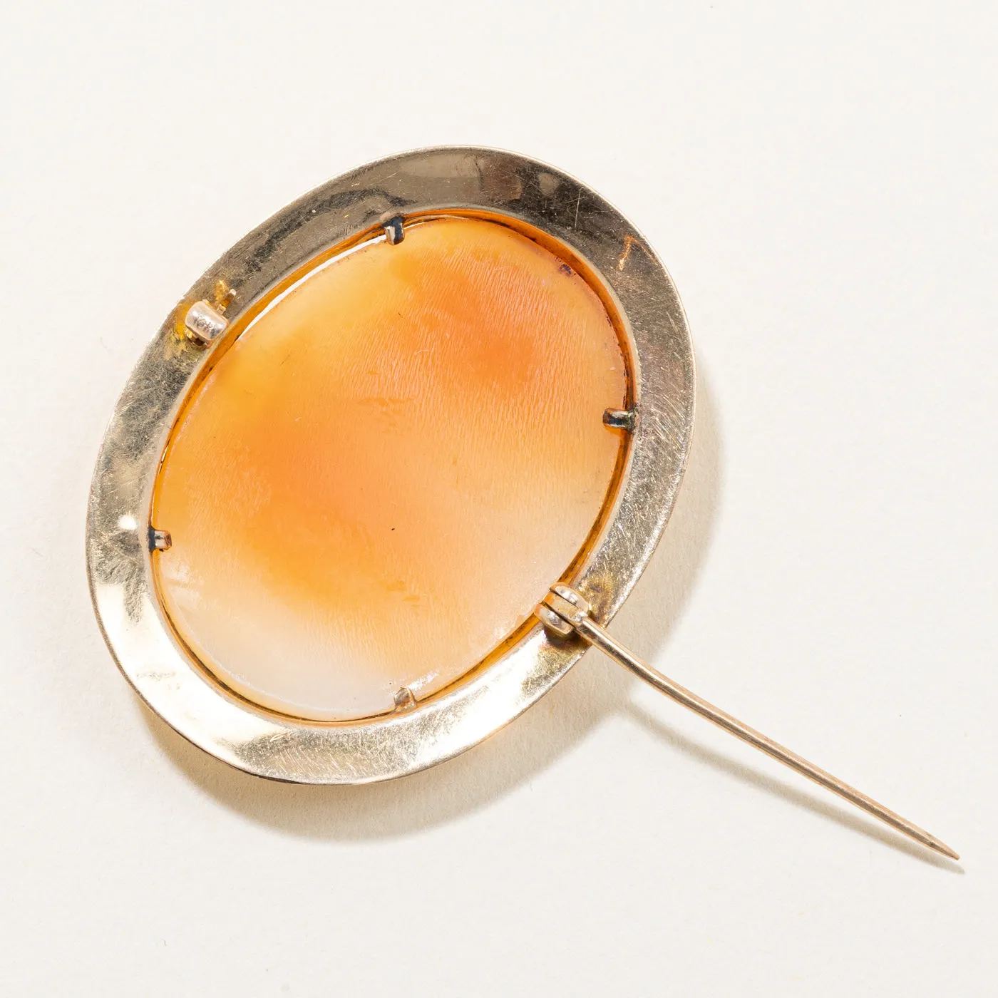 Seashell Cameo Brooch | 16.00ct |