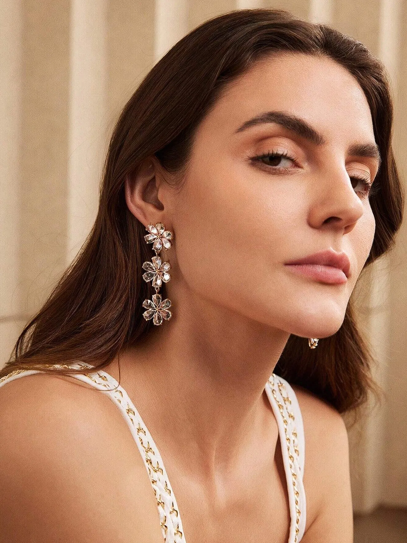 Shasha Flower Drop Earrings