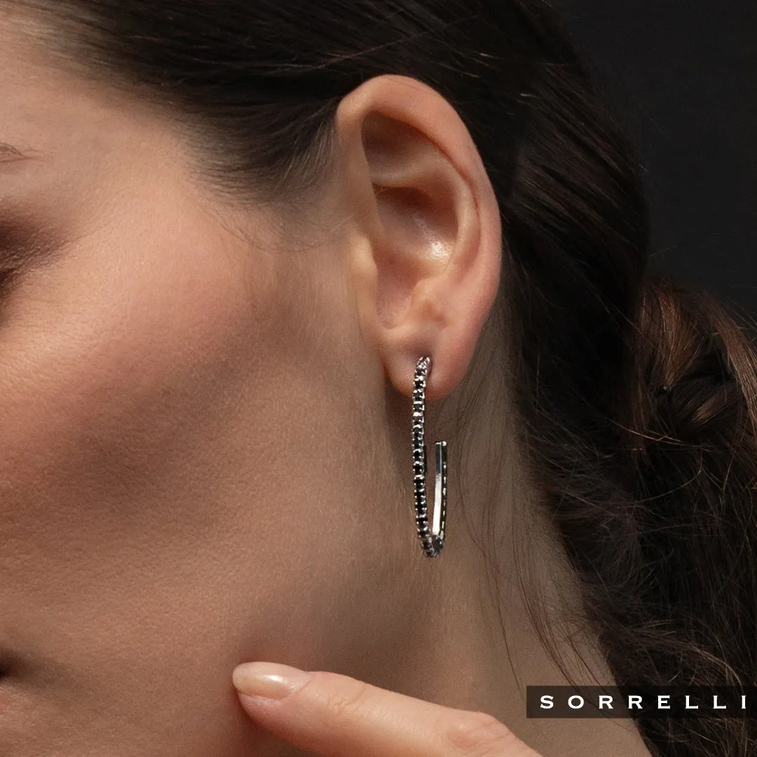 Shay Rhinestone Hoop Earrings - EFL7PDASP
