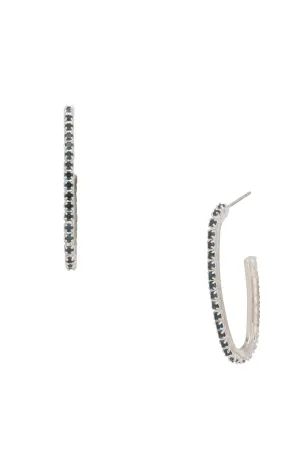 Shay Rhinestone Hoop Earrings - EFL7PDASP