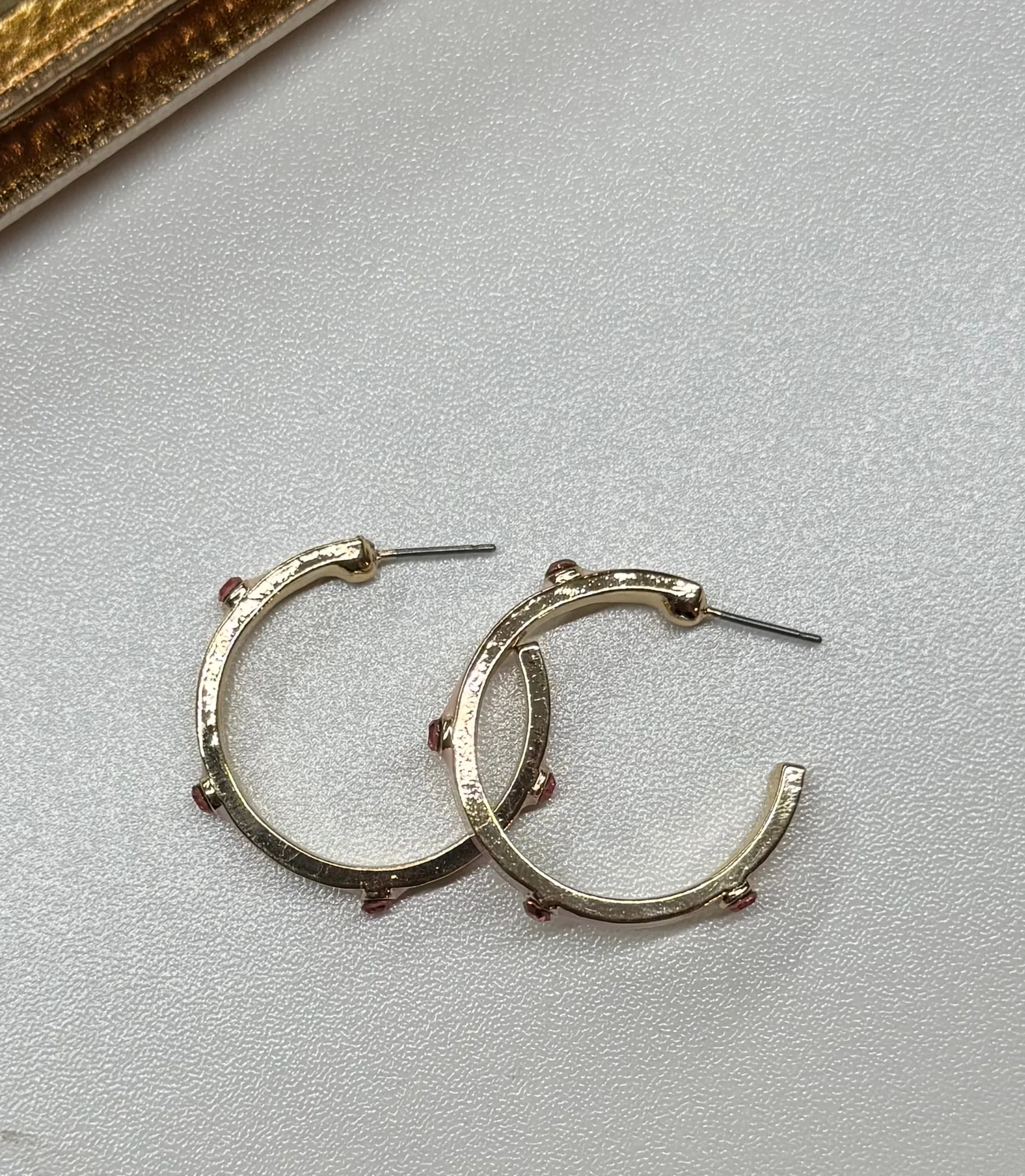 Show Me The Color! Pink Enamel Earrings