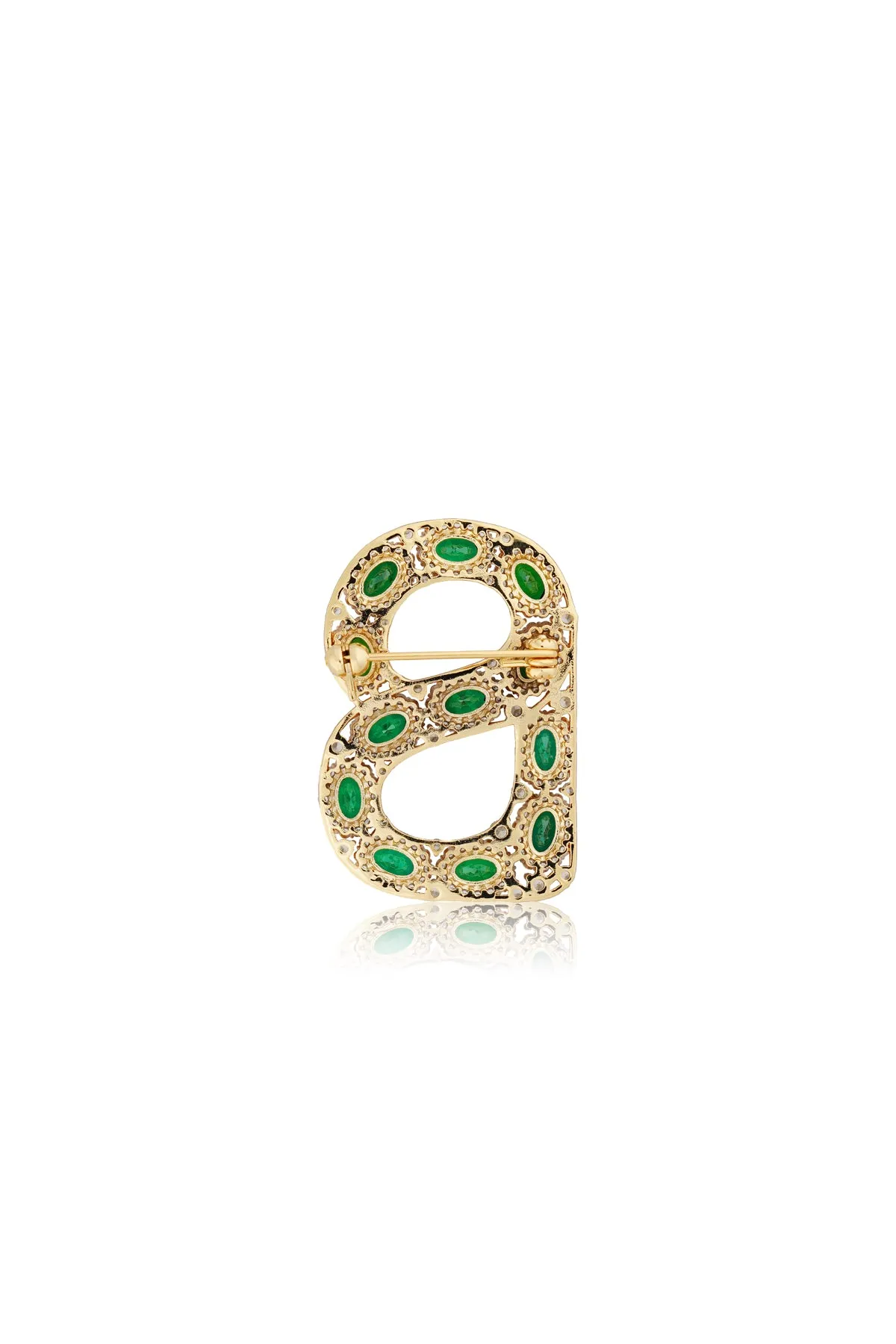 Signature Royal Brooch - Emerald