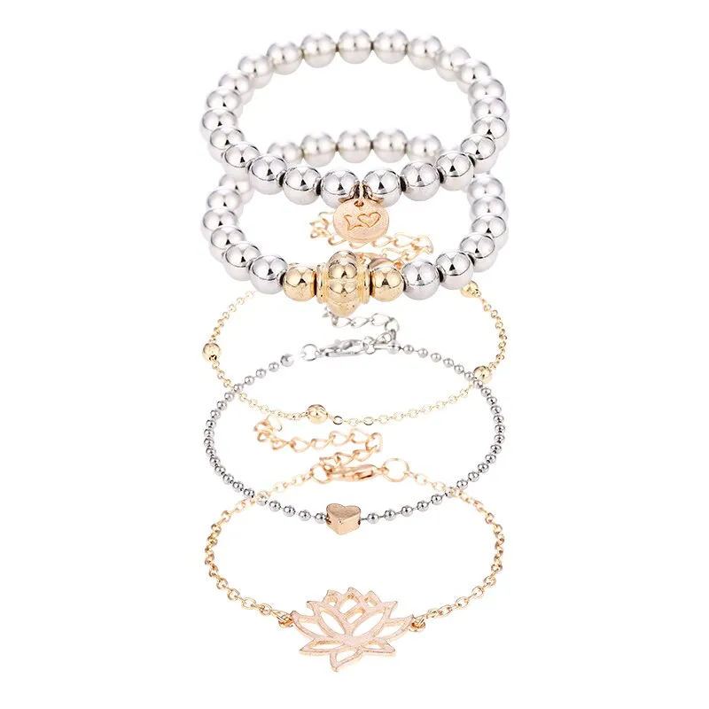 Silver and Gold Women's Bracelets