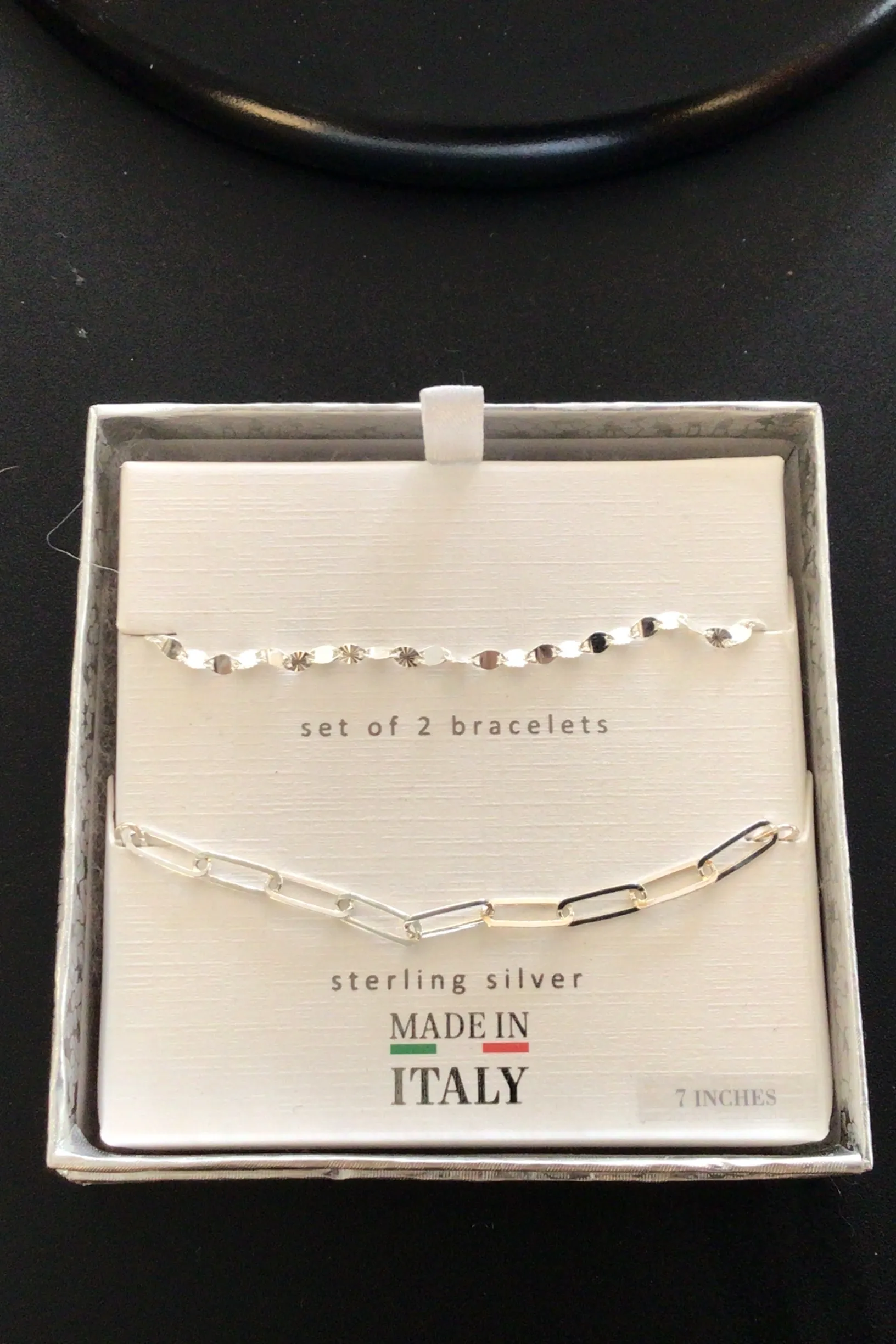 Silver Bracelet Set