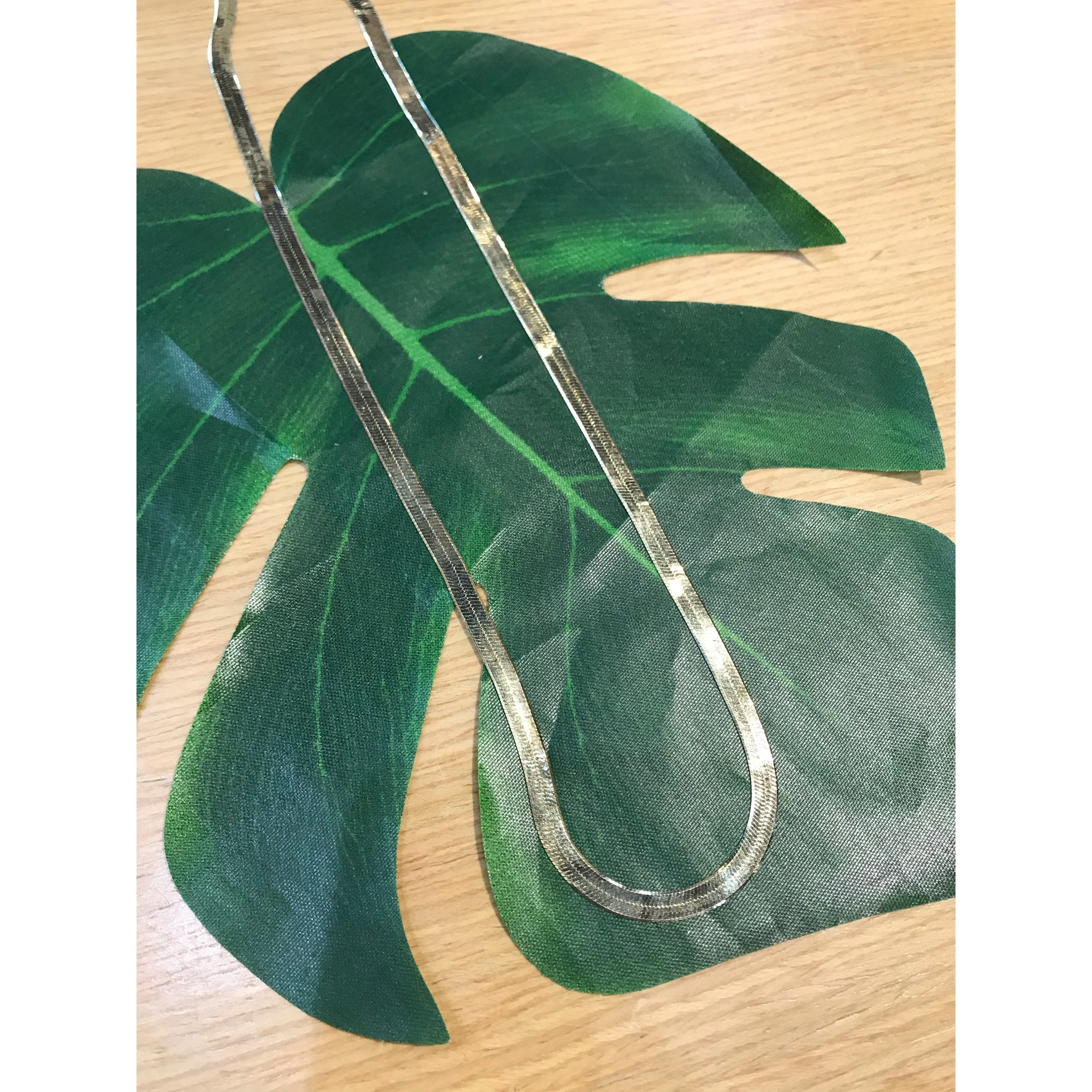 Silver Girl Snake Chain Necklace 16"