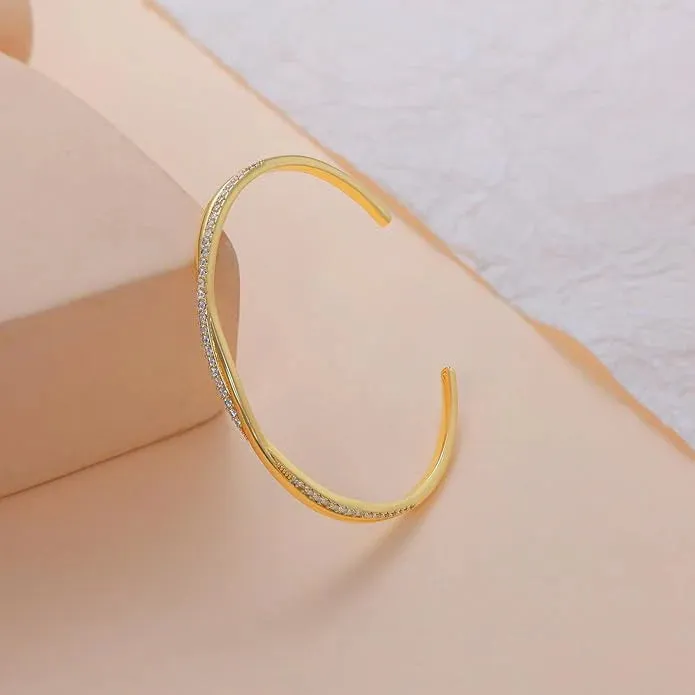 Silver Wave Adjustable Open Bracelets