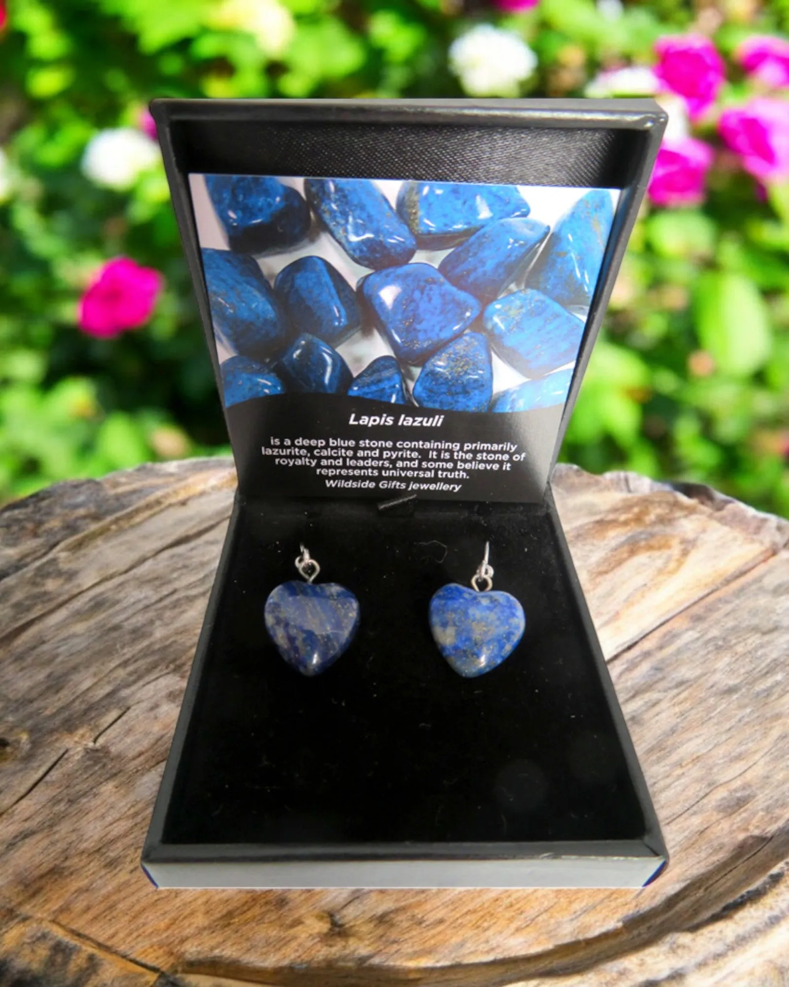 SMALL CRYSTAL HEART DROP EARRINGS